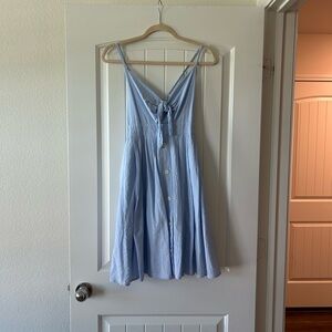 Light Blue Button-Down Dress